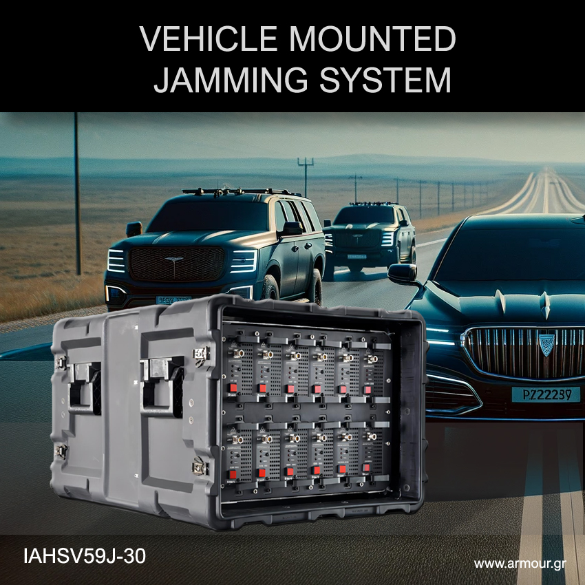 Vehicle mounted jamming system