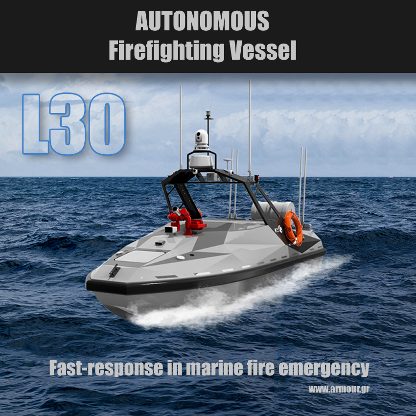 Autonomous Fire Fighting Vessel