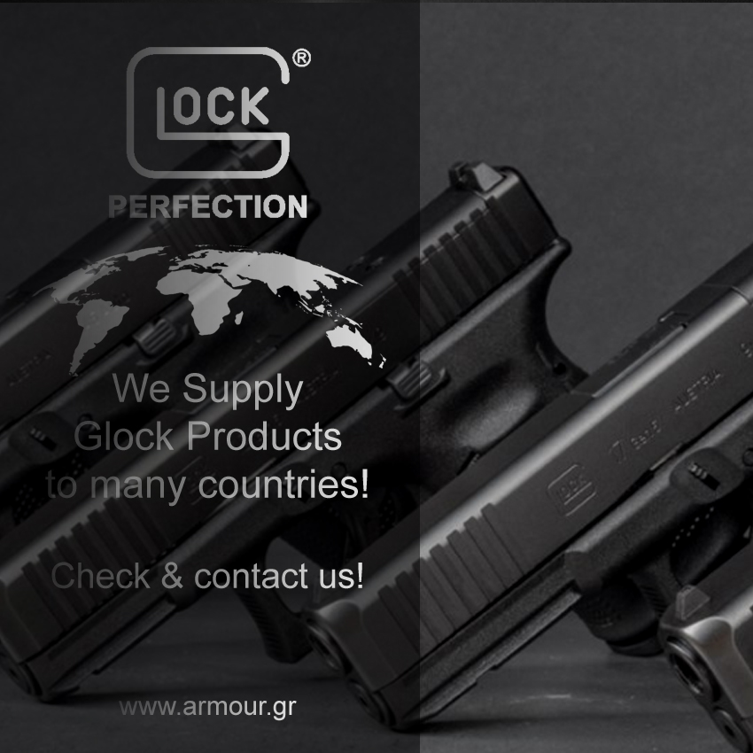 We supply Glock pistols to many countries